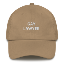 Load image into Gallery viewer, Gay Lawyer Dad Hat - The Gay Bar Shop