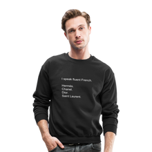 Load image into Gallery viewer, Fluent French Sweatshirt - black