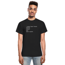 Load image into Gallery viewer, Fluent French Tee - black