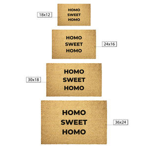 Homo Sweet Homo Door Mat