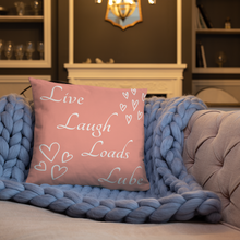Load image into Gallery viewer, Live Laugh Loads Lube Pillow - The Gay Bar Shop
