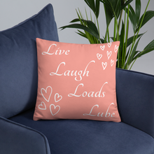 Load image into Gallery viewer, Live Laugh Loads Lube Pillow - The Gay Bar Shop
