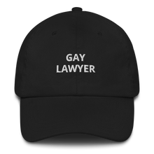 Load image into Gallery viewer, Gay Lawyer Dad Hat - The Gay Bar Shop
