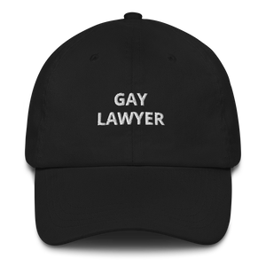 Gay Lawyer Dad Hat - The Gay Bar Shop