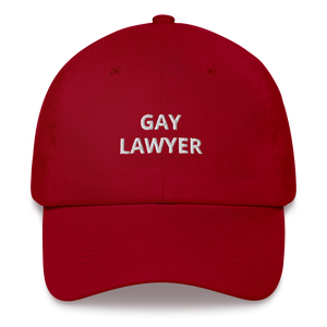 Gay Lawyer Dad Hat - The Gay Bar Shop