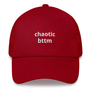 Chaotic Bttm Dad Hat