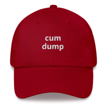 Load image into Gallery viewer, Cum Dump Dad Hat
