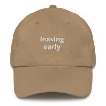 Load image into Gallery viewer, Leaving Early Dad hat - The Gay Bar Shop
