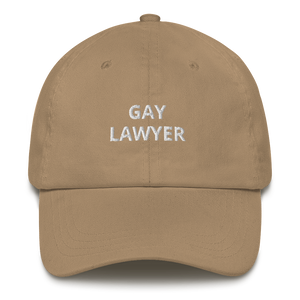 Gay Lawyer Dad Hat - The Gay Bar Shop