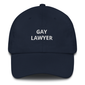 Gay Lawyer Dad Hat - The Gay Bar Shop