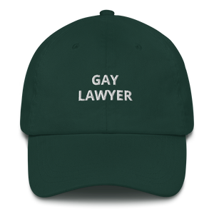 Gay Lawyer Dad Hat - The Gay Bar Shop