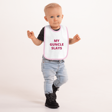 Load image into Gallery viewer, My Guncle Slays Baby Bib - The Gay Bar Shop
