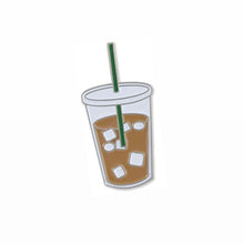 Load image into Gallery viewer, Iced Coffee Pin - The Gay Bar Shop
