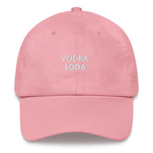 Load image into Gallery viewer, Vodka Soda Dad Hat - The Gay Bar Shop
