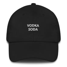Load image into Gallery viewer, Vodka Soda Dad Hat - The Gay Bar Shop
