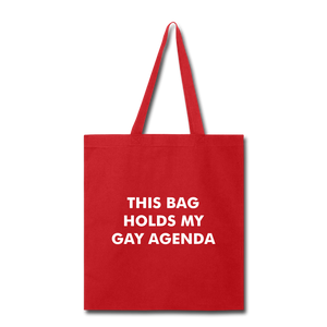 Gay Agenda Bag - The Gay Bar Shop