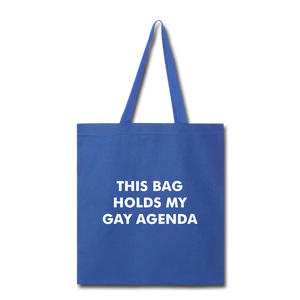 Gay Agenda Bag - The Gay Bar Shop