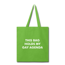 Load image into Gallery viewer, Gay Agenda Bag - The Gay Bar Shop
