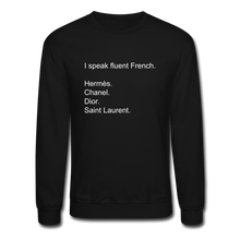 Load image into Gallery viewer, Fluent French Sweatshirt - black
