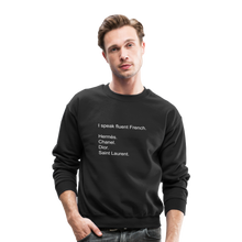 Load image into Gallery viewer, Fluent French Sweatshirt - black
