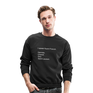 Fluent French Sweatshirt - black