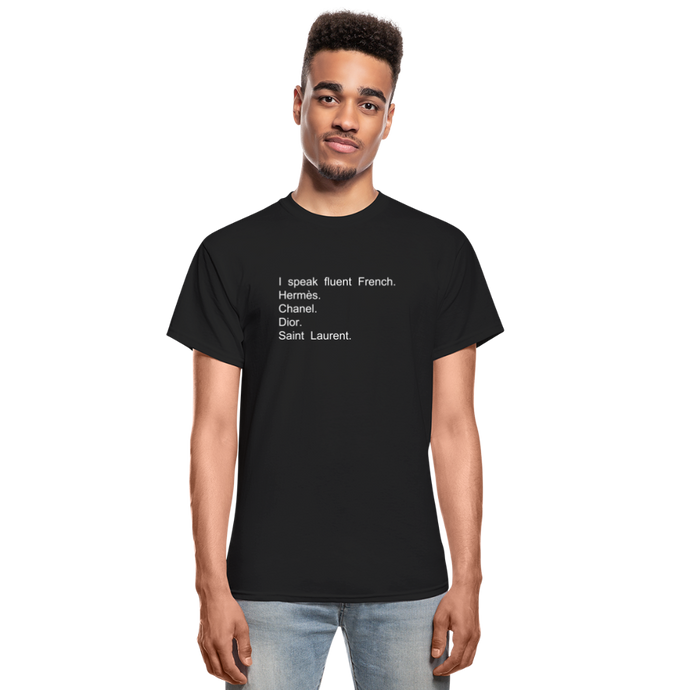 Fluent French Tee - black