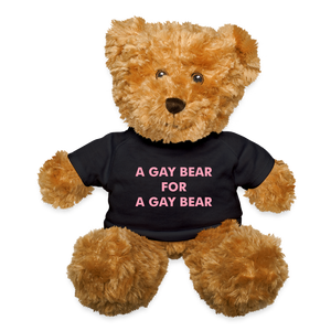 A Gay Bear Teddy Bear - black