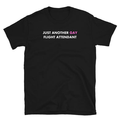 Gay Flight Attendant Tee - The Gay Bar Shop