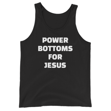 Power Bottoms For Jesus Tank - The Gay Bar Shop