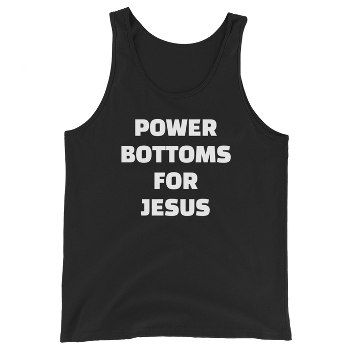 Power Bottoms For Jesus Tank - The Gay Bar Shop
