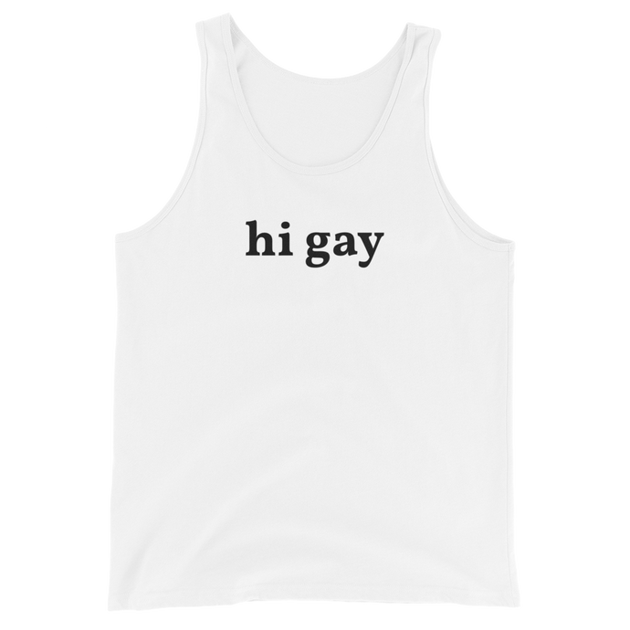 Hi Gay Tank - The Gay Bar Shop
