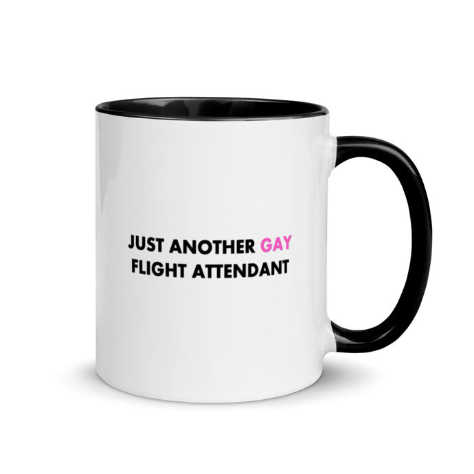 Gay Flight Attendant Mug - The Gay Bar Shop